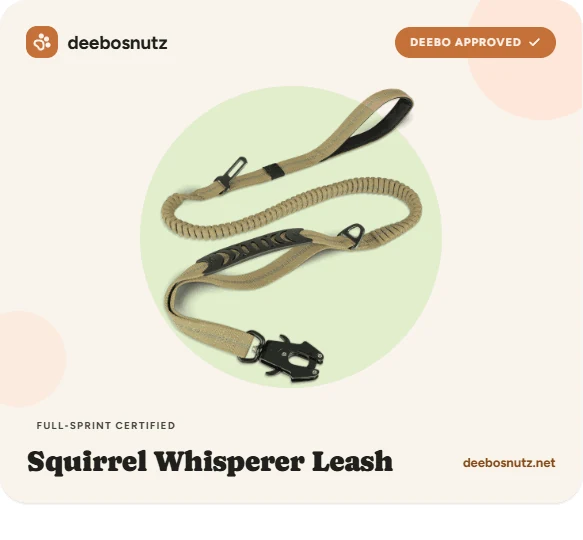 Squirrel Whisperer Leash — Deebo-approved product card